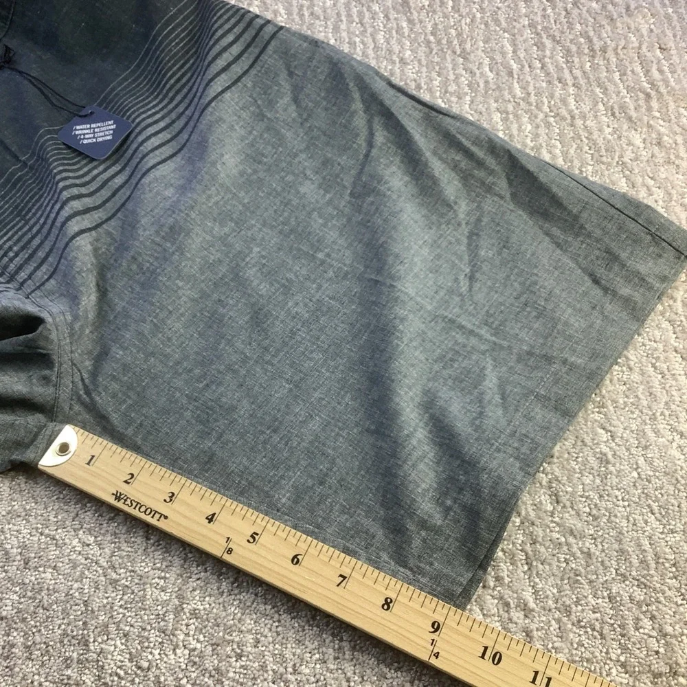 Travis Mathew Playa Del Carmen Hybrid‎ Golf Shorts Mens Grey Stripe Size 42 NWT